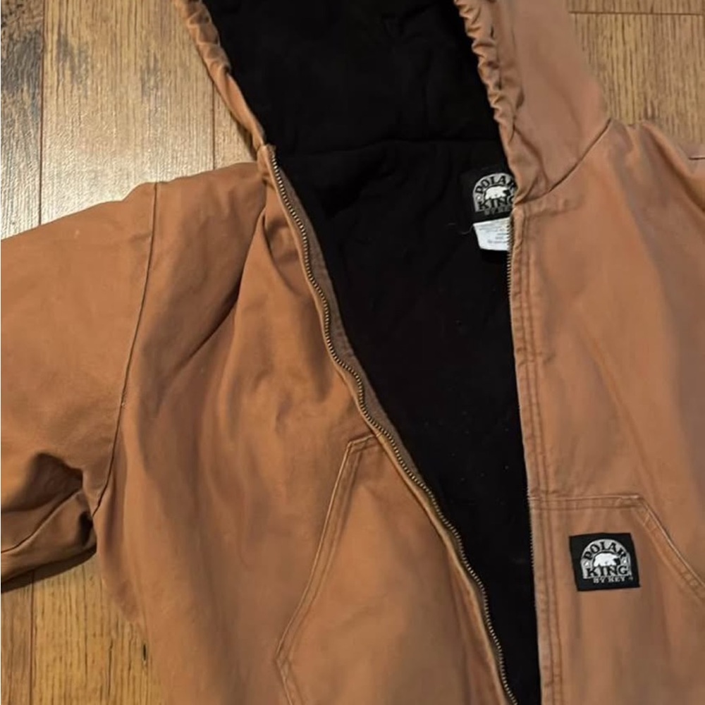 Brown Hooded Jacket (Polar King Brand, very similar to Carhartt)